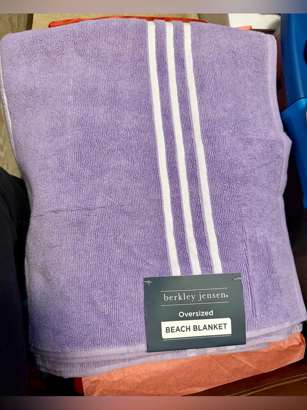 Berkley Jensen Oversized Beach Blanket - NEW